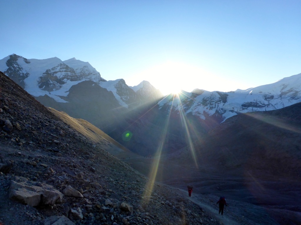 Sunrise Thorong La Pass Annapurna Circuit Nepal