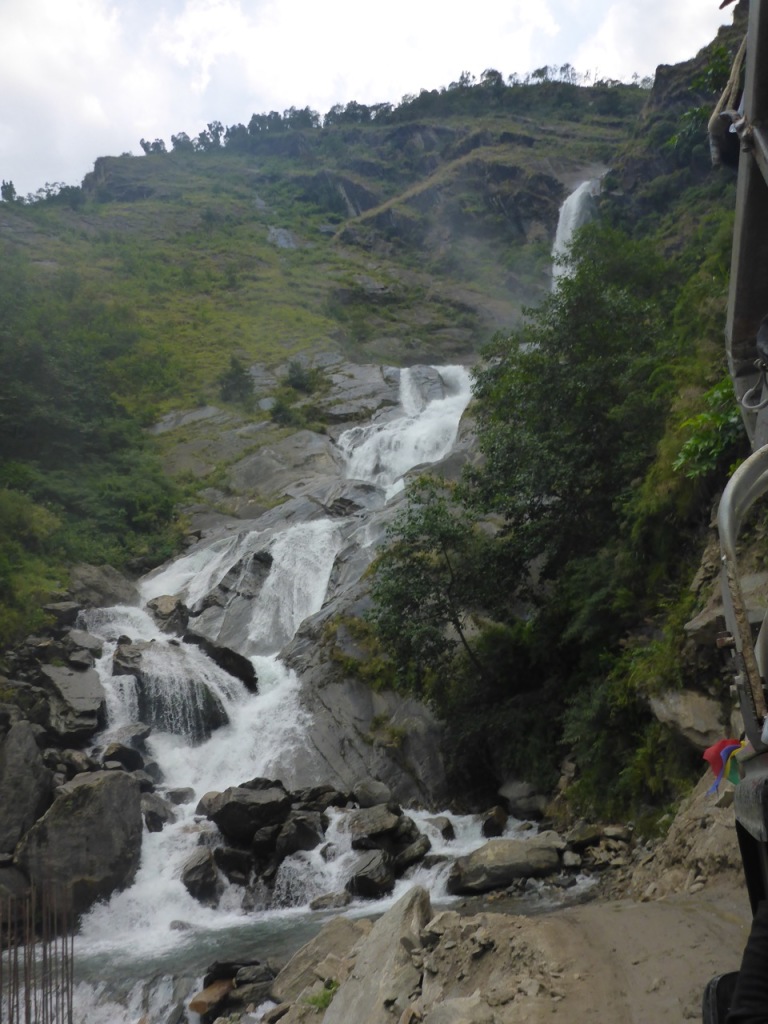 Waterfall on The Road to Totapani, Nepal