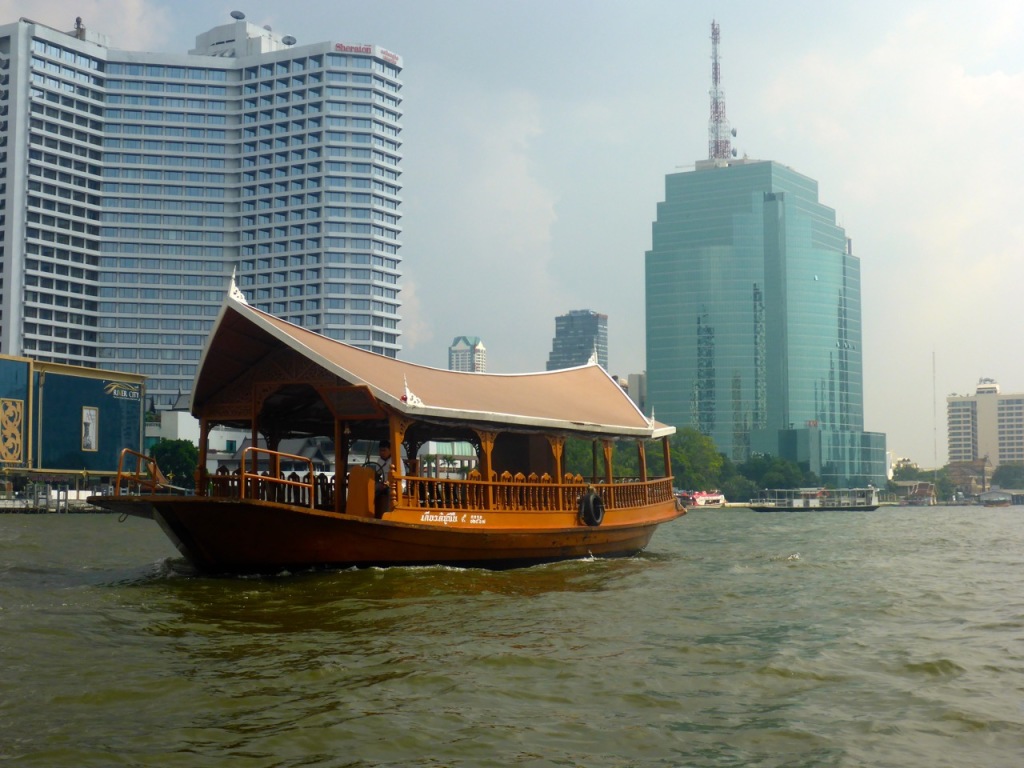 The Boat Tour in Bangkok, Thailand.