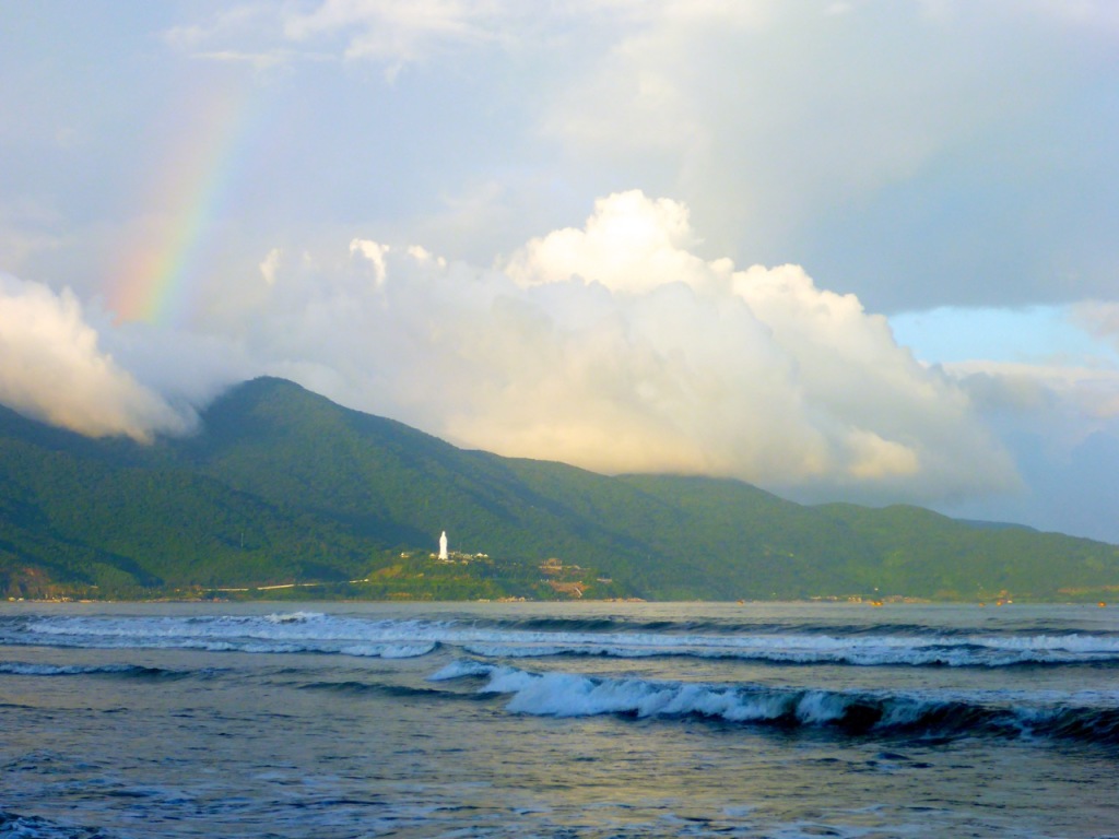 God's Perfect Timing - Ranbow on the beach Danang, Vietnam