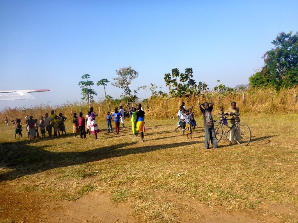 South Sudan - kids at the airport