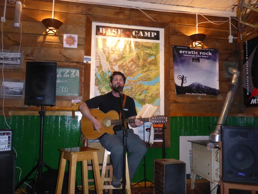 Brad Rocking at Base Camp - Puerto Natales, Chile