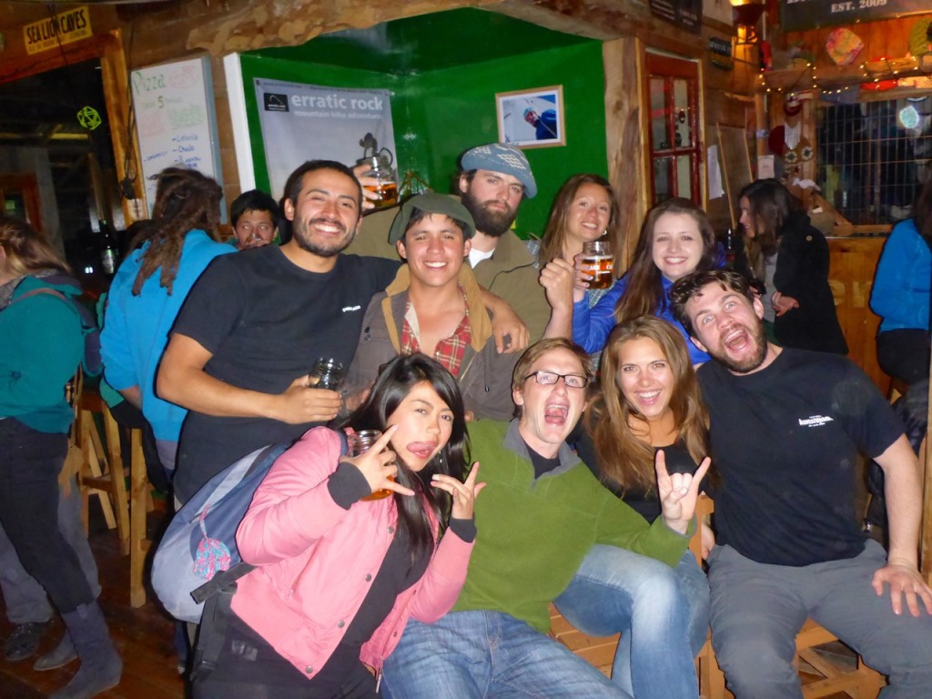 Rocking at Base Camp - Puerto Natales, Chile