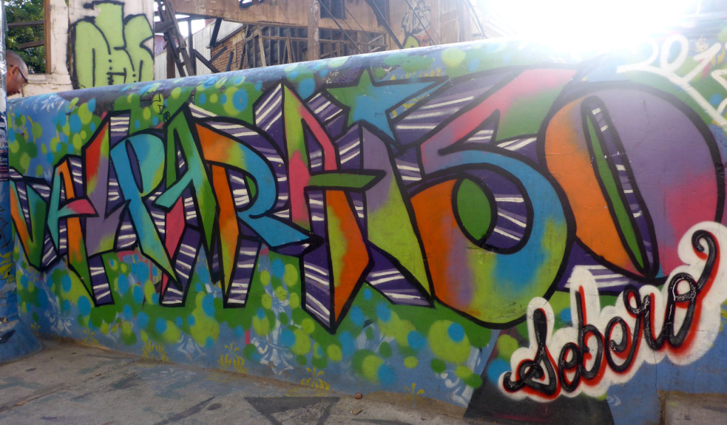 Graffiti art of Valparaiso, Chile