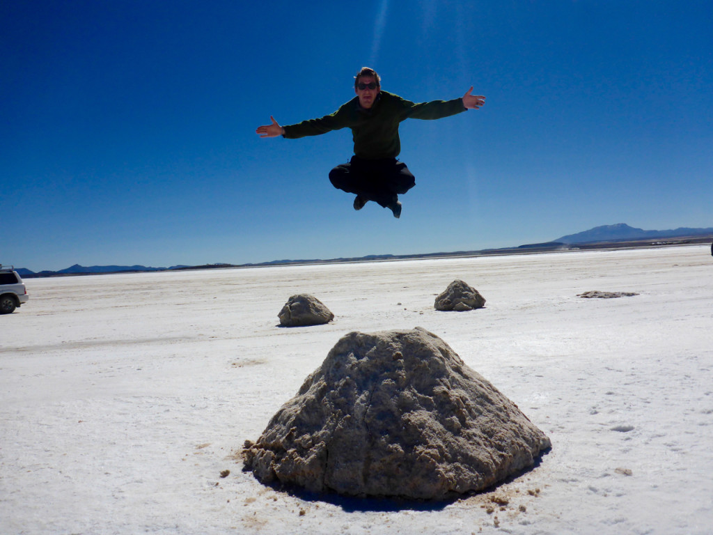 Levitating Uyuni Slat Flats, Bolivia