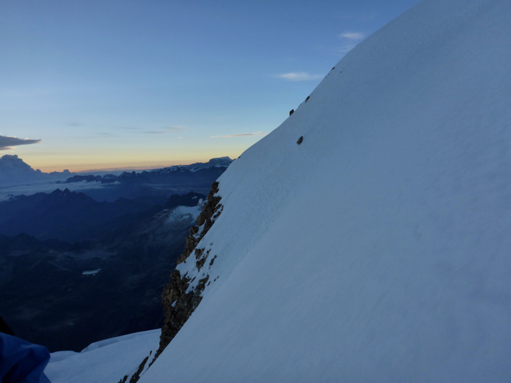 Climbing Huayna Potosí