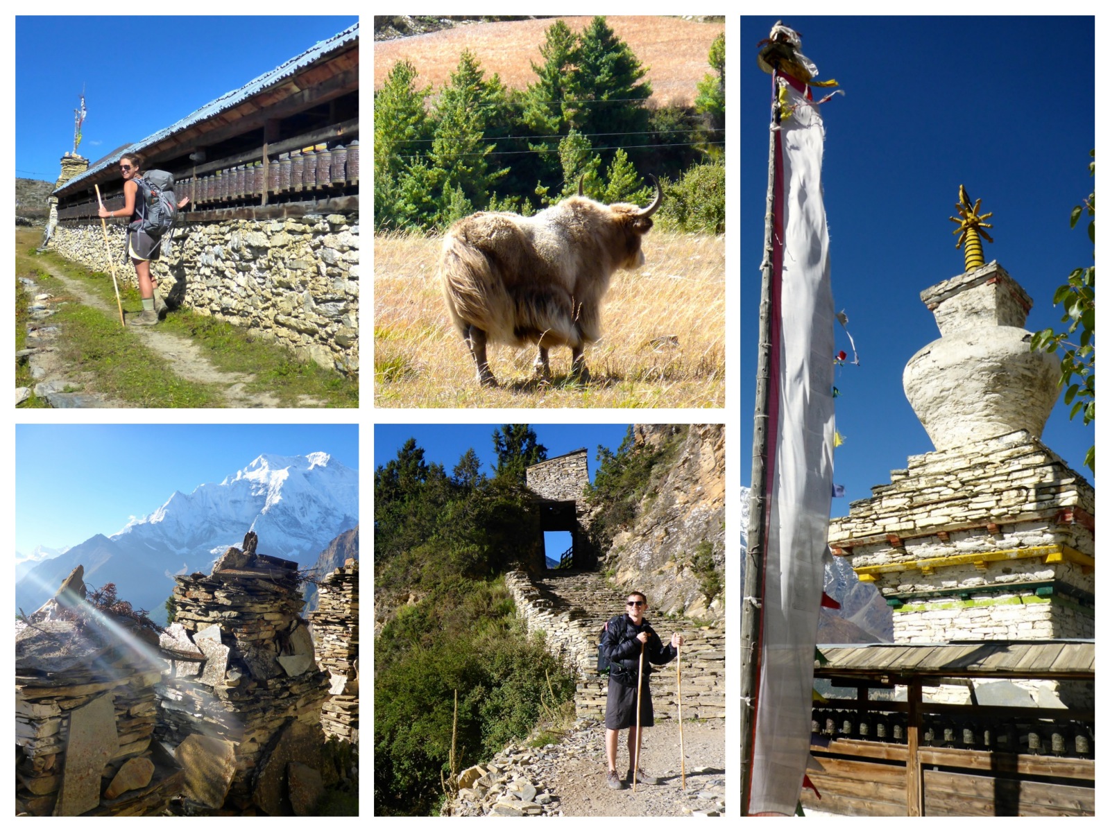 Scenes from Ghyaru to Manang