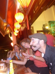 Goofing around in Hoi An, Vietnam