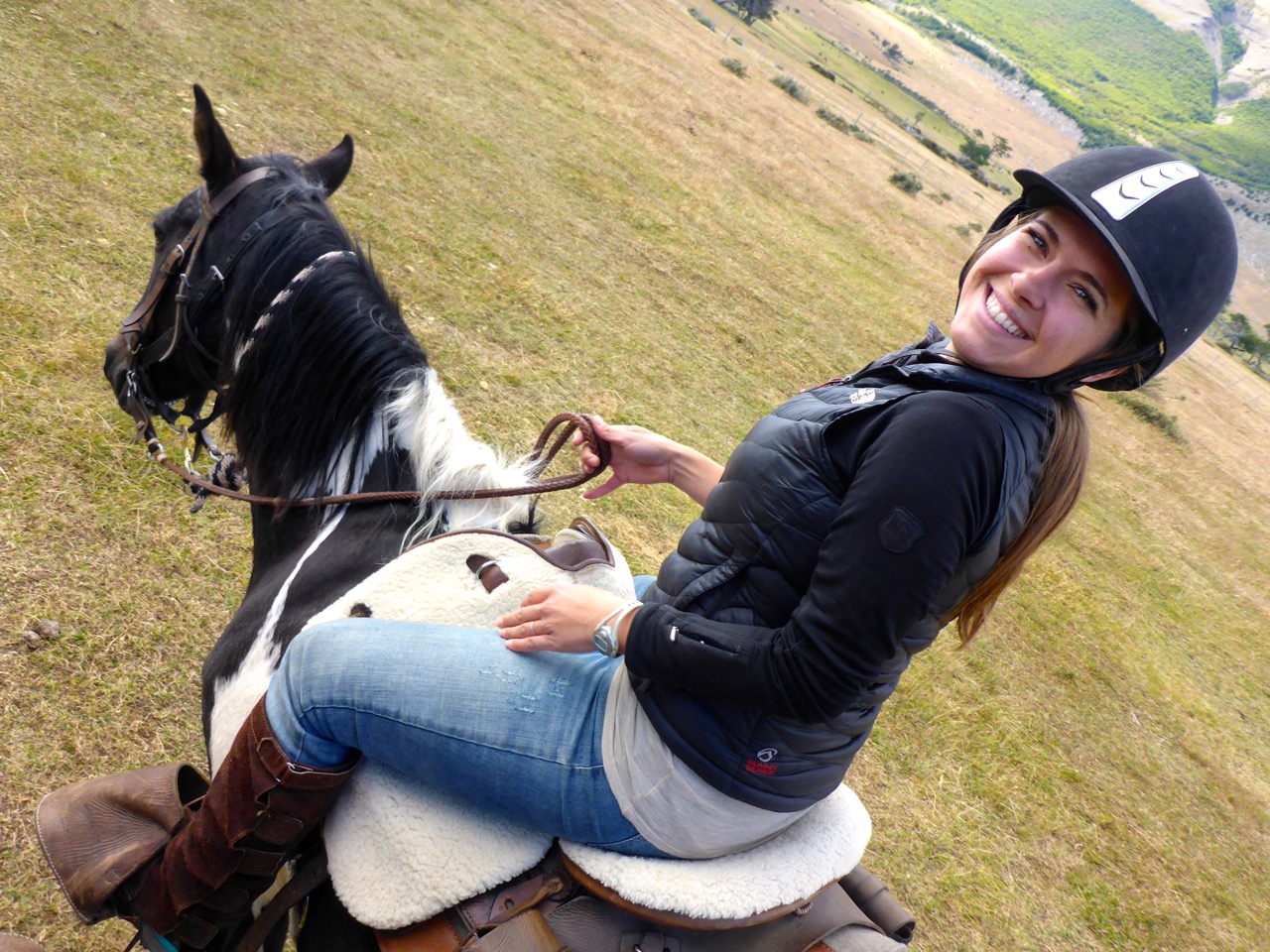 Liz on a Horse