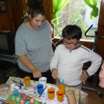 Dyeing Easter Eggs