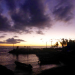 Sunset on Easter Island