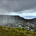 Rain on Easter Island