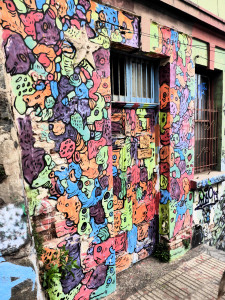 Graffiti art of Valparaiso, Chile