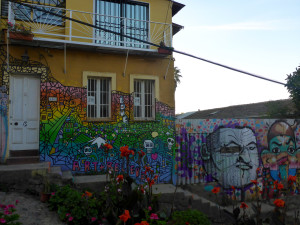 Graffiti art of Valparaiso, Chile