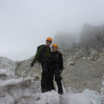 Ice Climbing the old glacier to Huayna Potosí