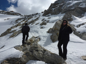 Climbing Huayna Potosí