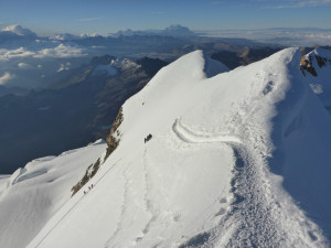 Climbing Huayna Potosí