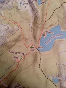 Problems with Our map for trekking Huayhuash independently