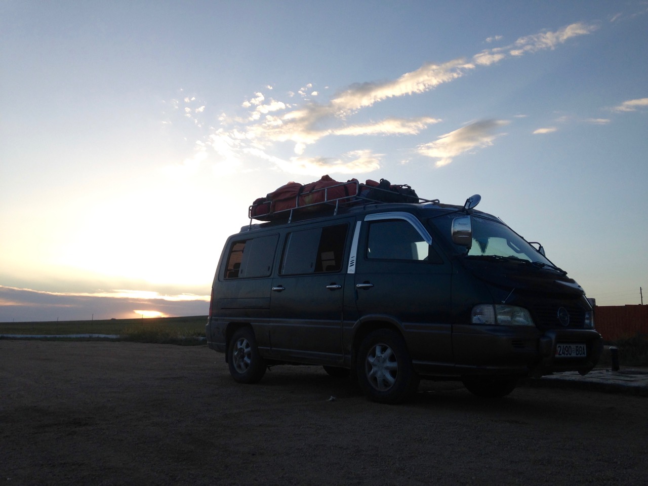 Our Mini Bus back to Ulaanbataar, Mongolia.