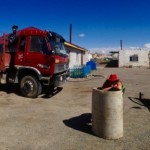 Mongolian bus stop