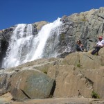 Waterfall in Tavan Bodg National Park; Western Mongolia