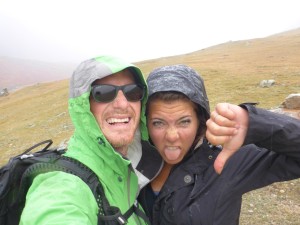 rainy day Tavan Bodg National Park; Western Mongolia