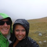 rainy day Tavan Bodg National Park; Western Mongolia