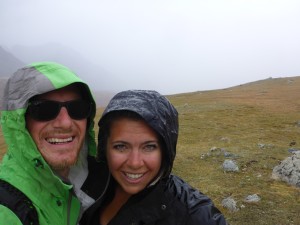 rainy day Tavan Bodg National Park; Western Mongolia